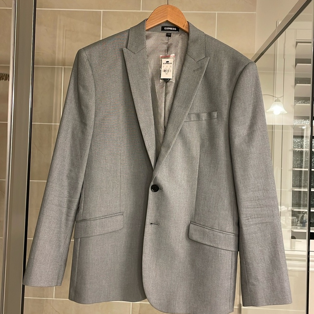 Express Men’s Gray Blazer